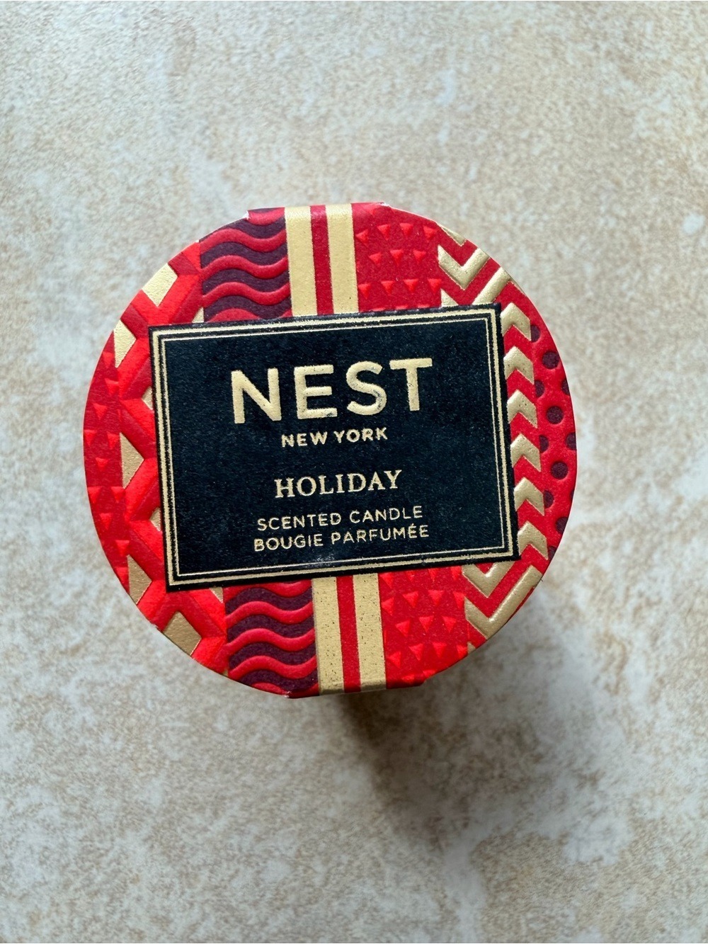 NEST New York Holiday Scented Candle Votive 0.95 oz Mini Travel Size NWT